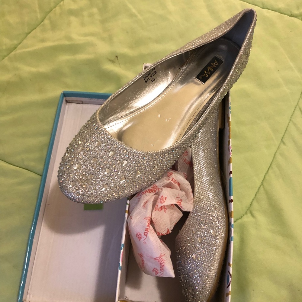 Sparkly flats